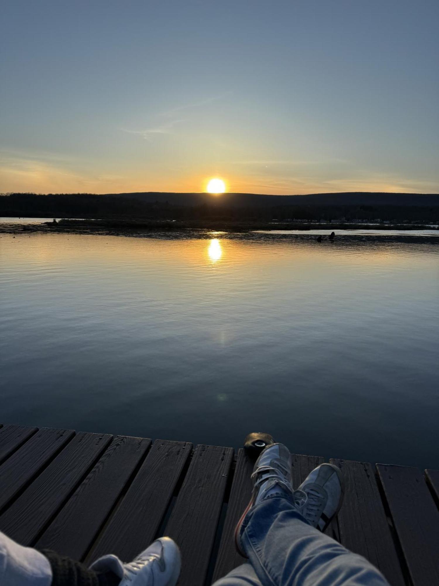 Lakefront A-Frame, Dock, Kayaks, Fire Place Lake Ariel Exteriér fotografie