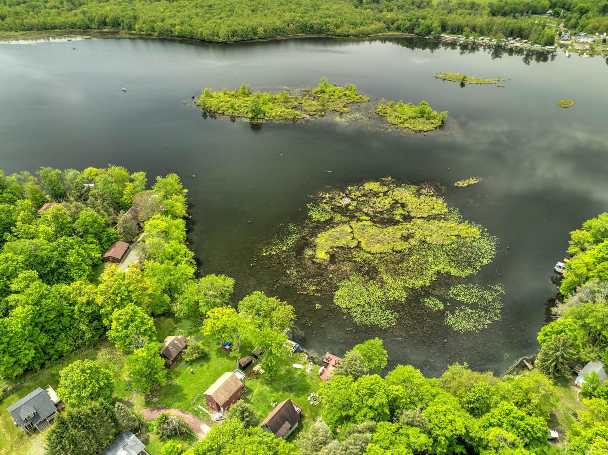 Lakefront A-Frame, Dock, Kayaks, Fire Place Lake Ariel Exteriér fotografie